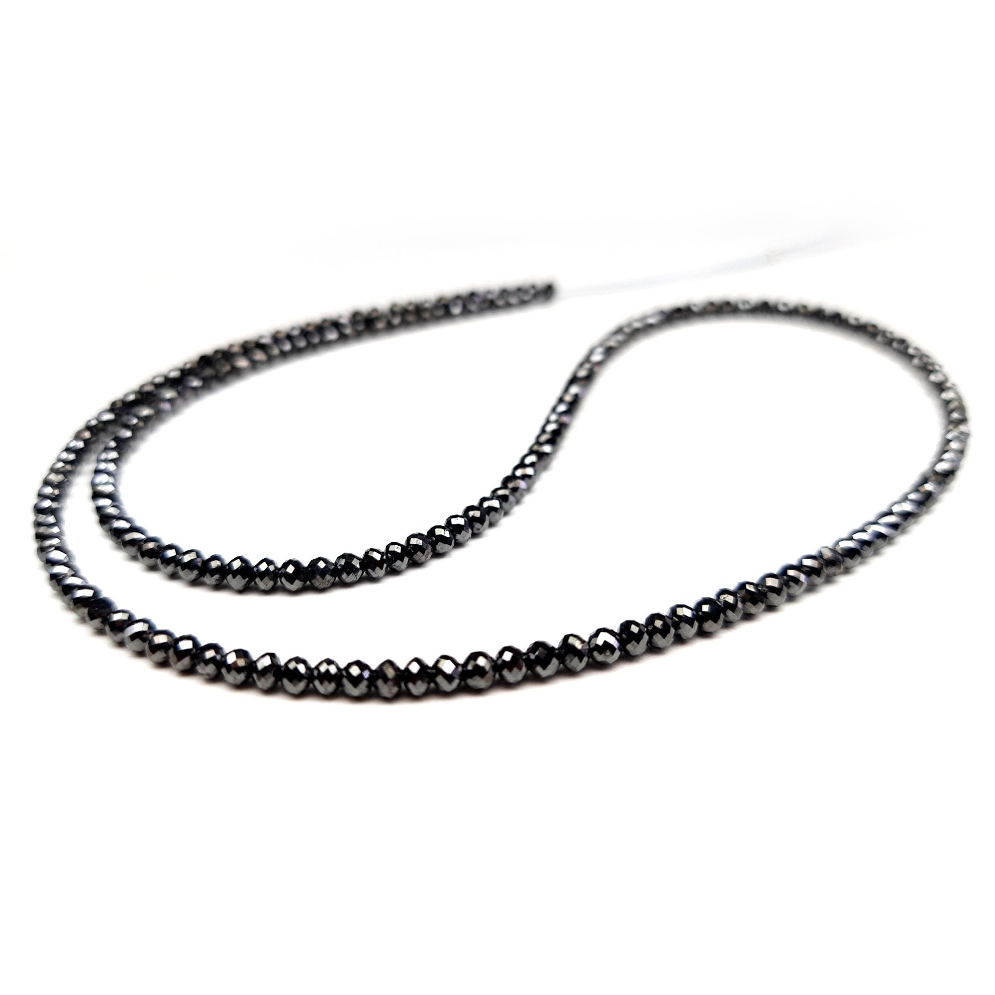Black Diamond Ball Beads Necklace for Precious Gift