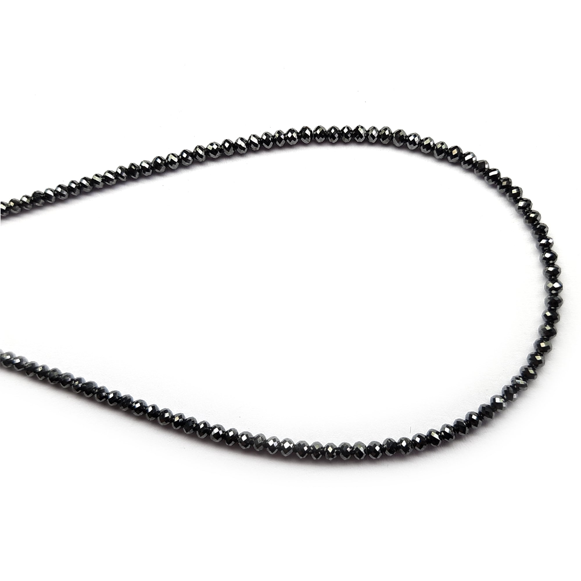 Black Diamond Ball Beads Necklace for Precious Gift