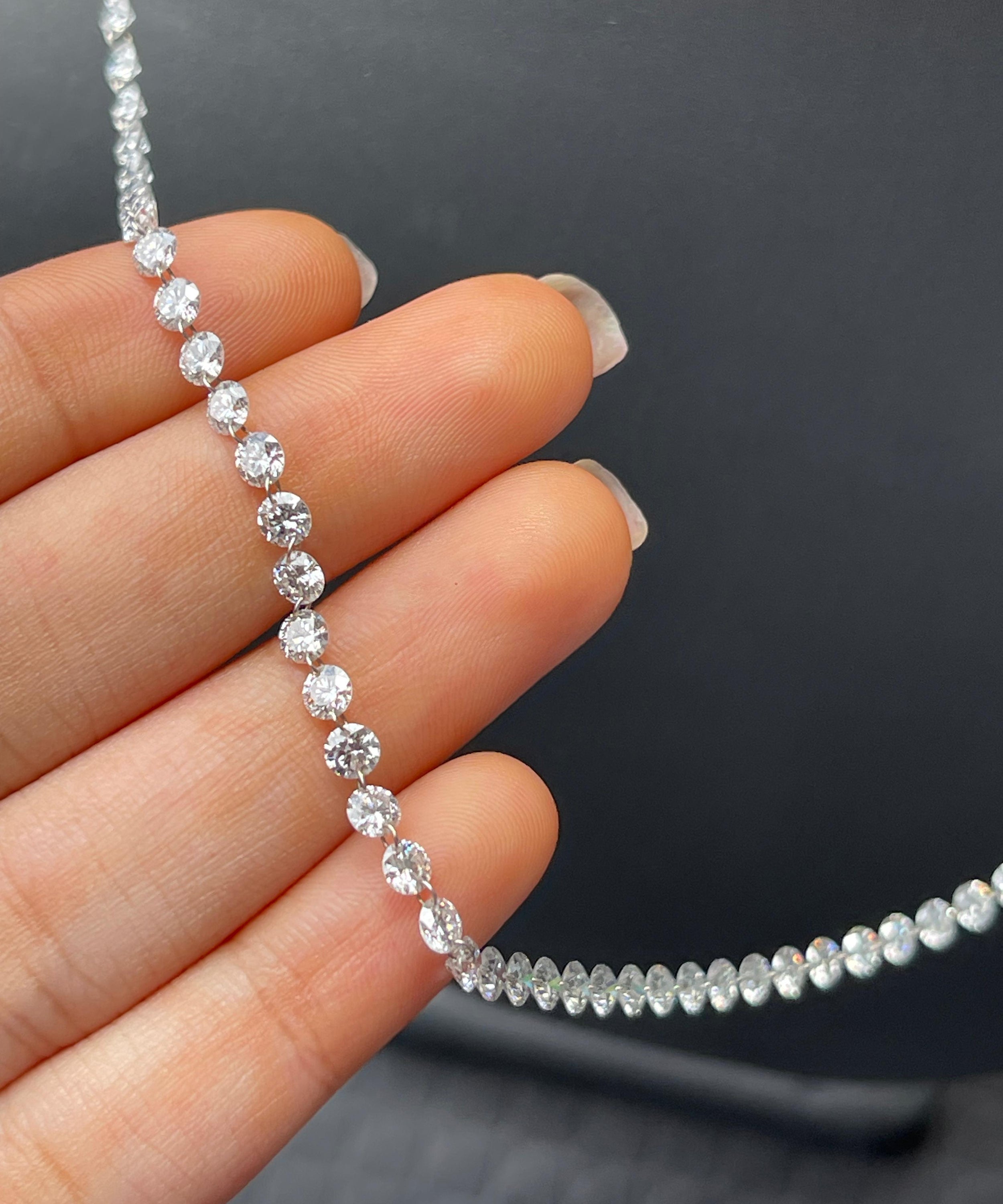 Lab Diamond Necklace for Women