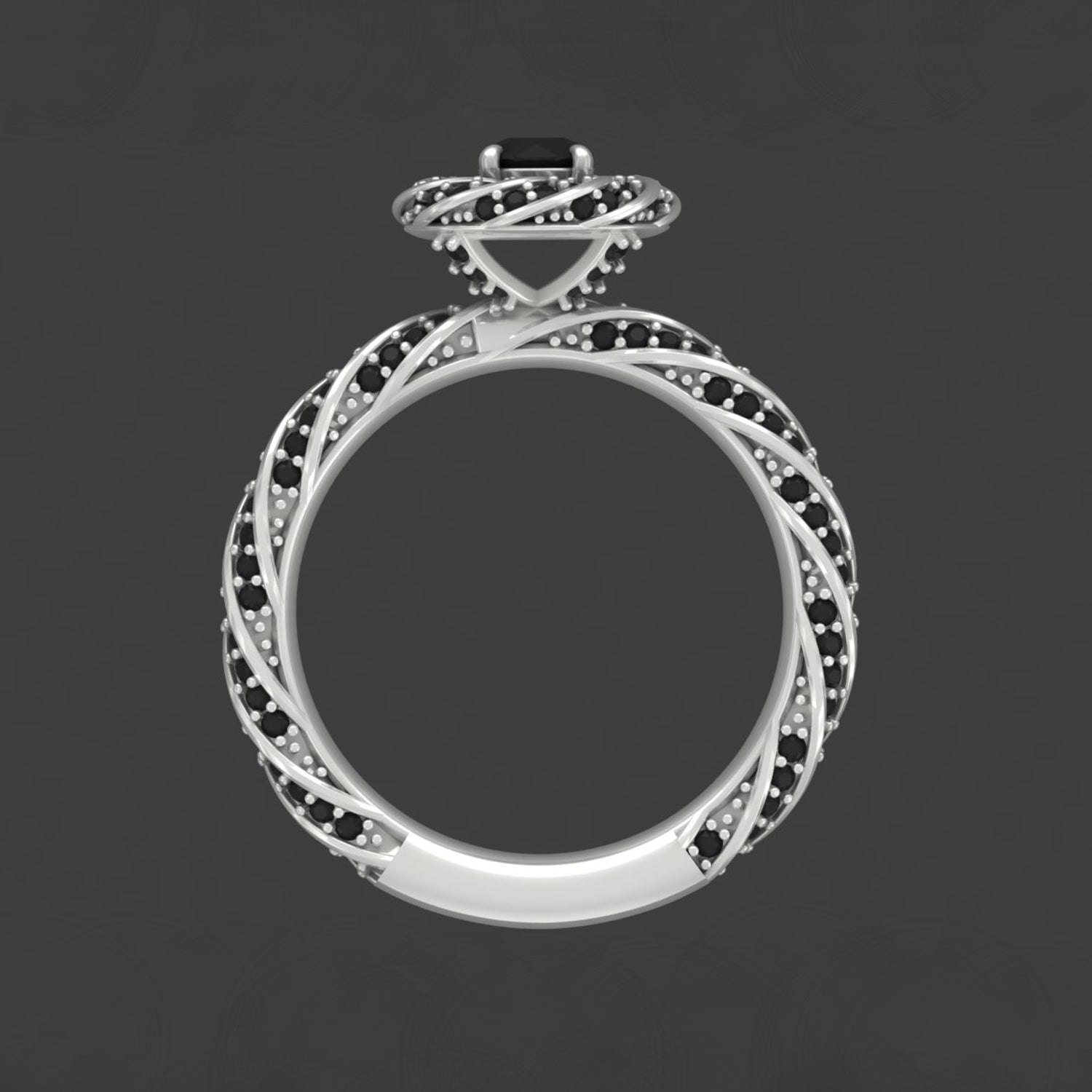 Black Diamond Ring