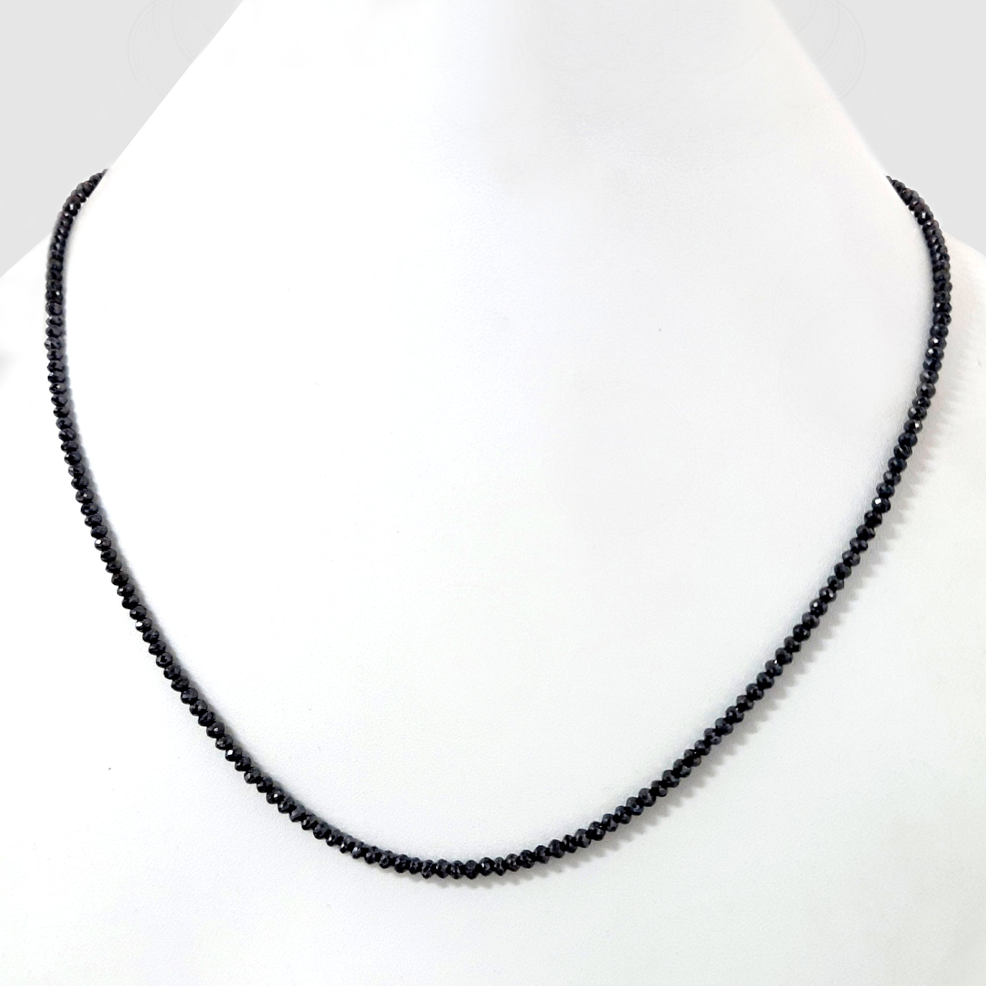 Black Diamond Beads Necklace