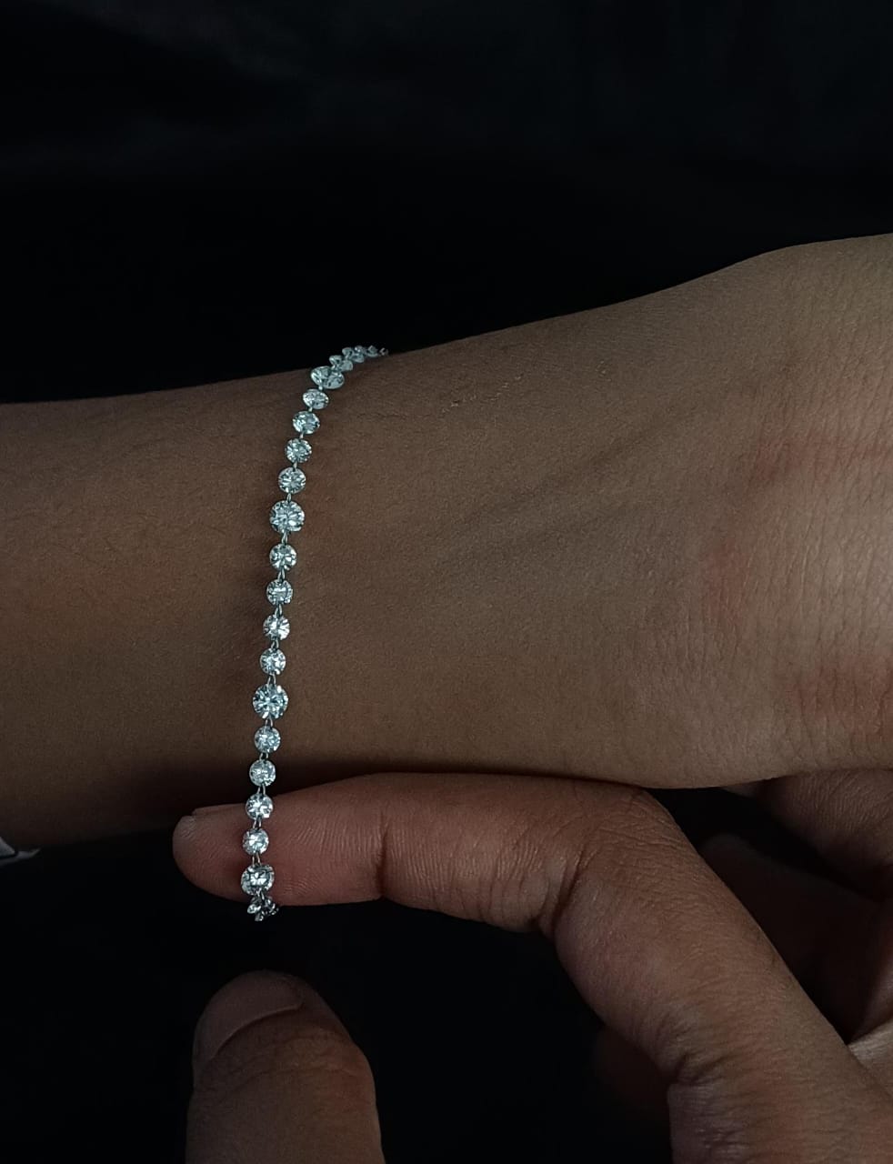 2.9 & 3.8 mm Lab Diamond Bracelet for Her