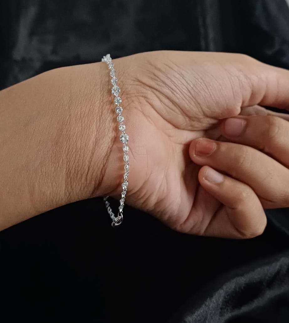 2.9 & 3.8 mm Lab Diamond Bracelet for Her