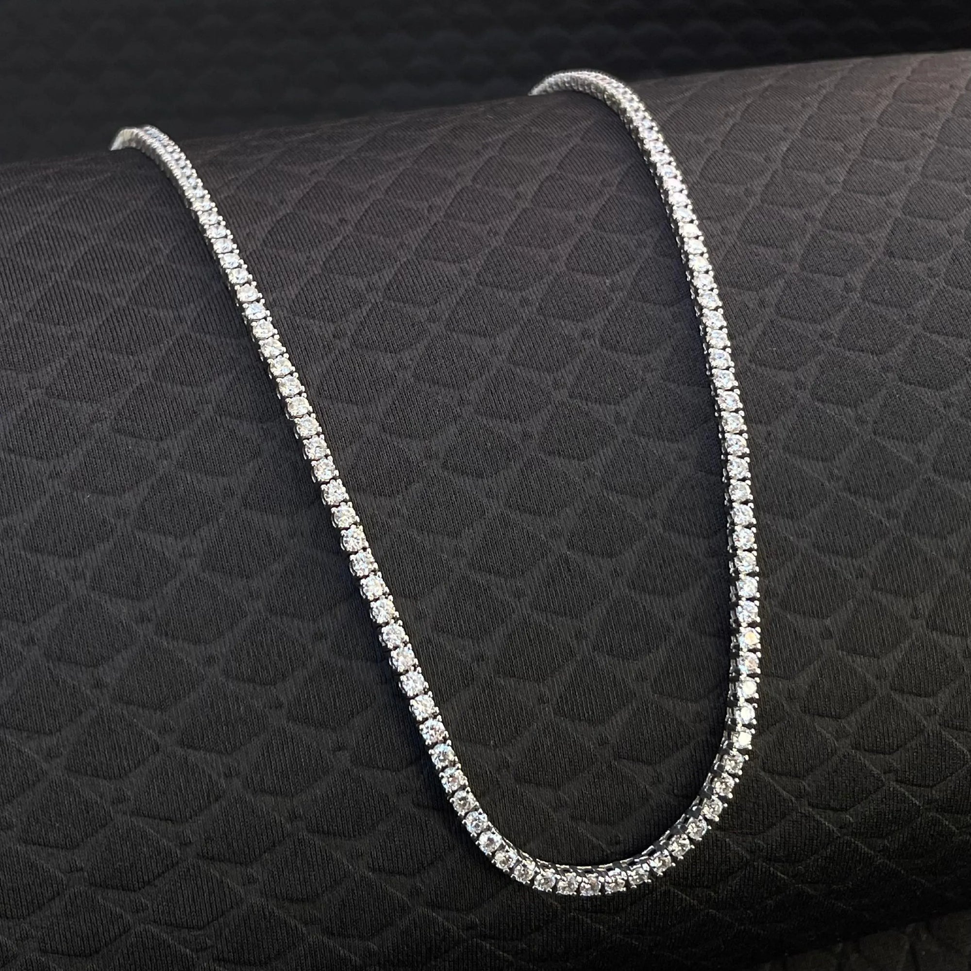 8.72 Ct Drilled Diamond Necklace