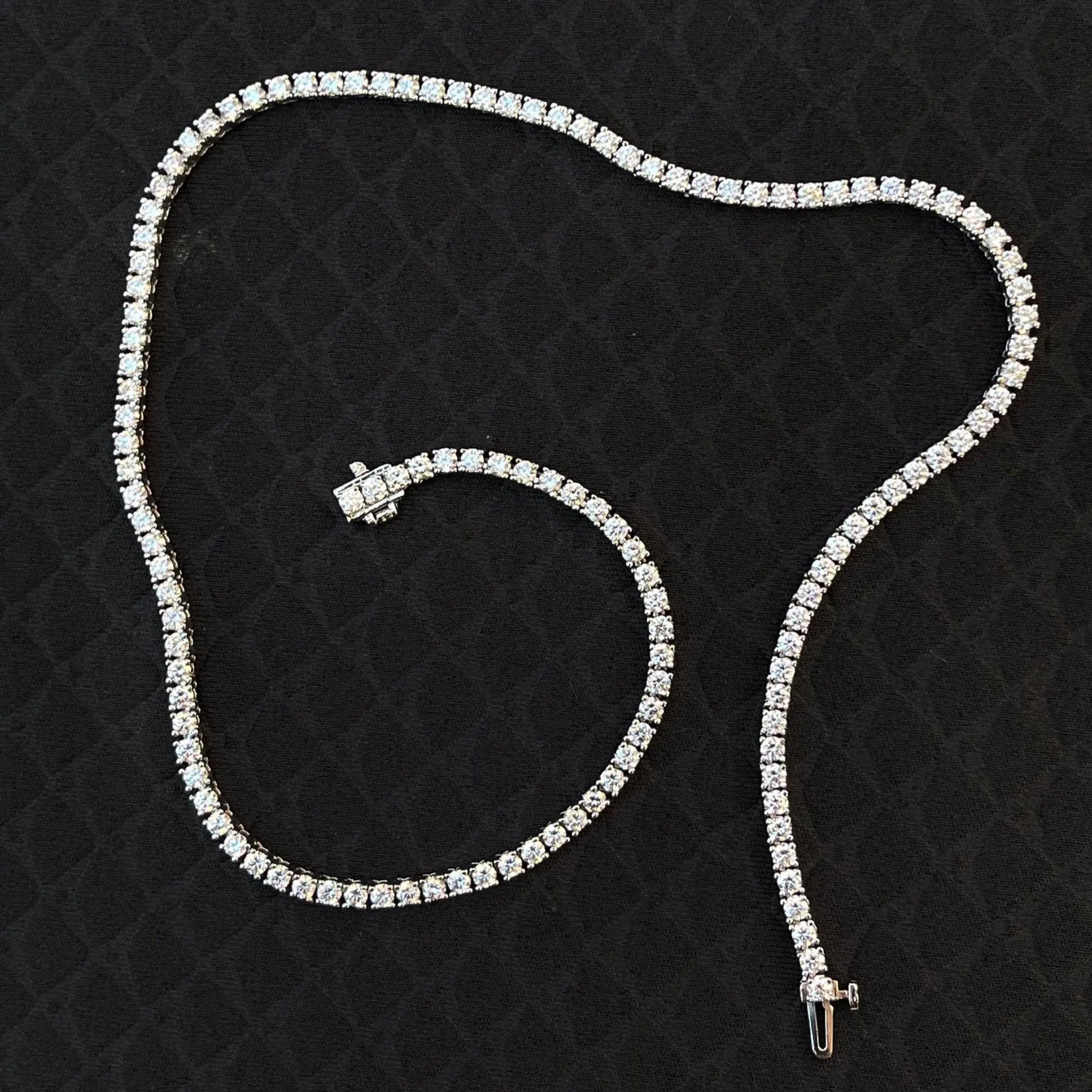 8.72 Ct Drilled Diamond Necklace