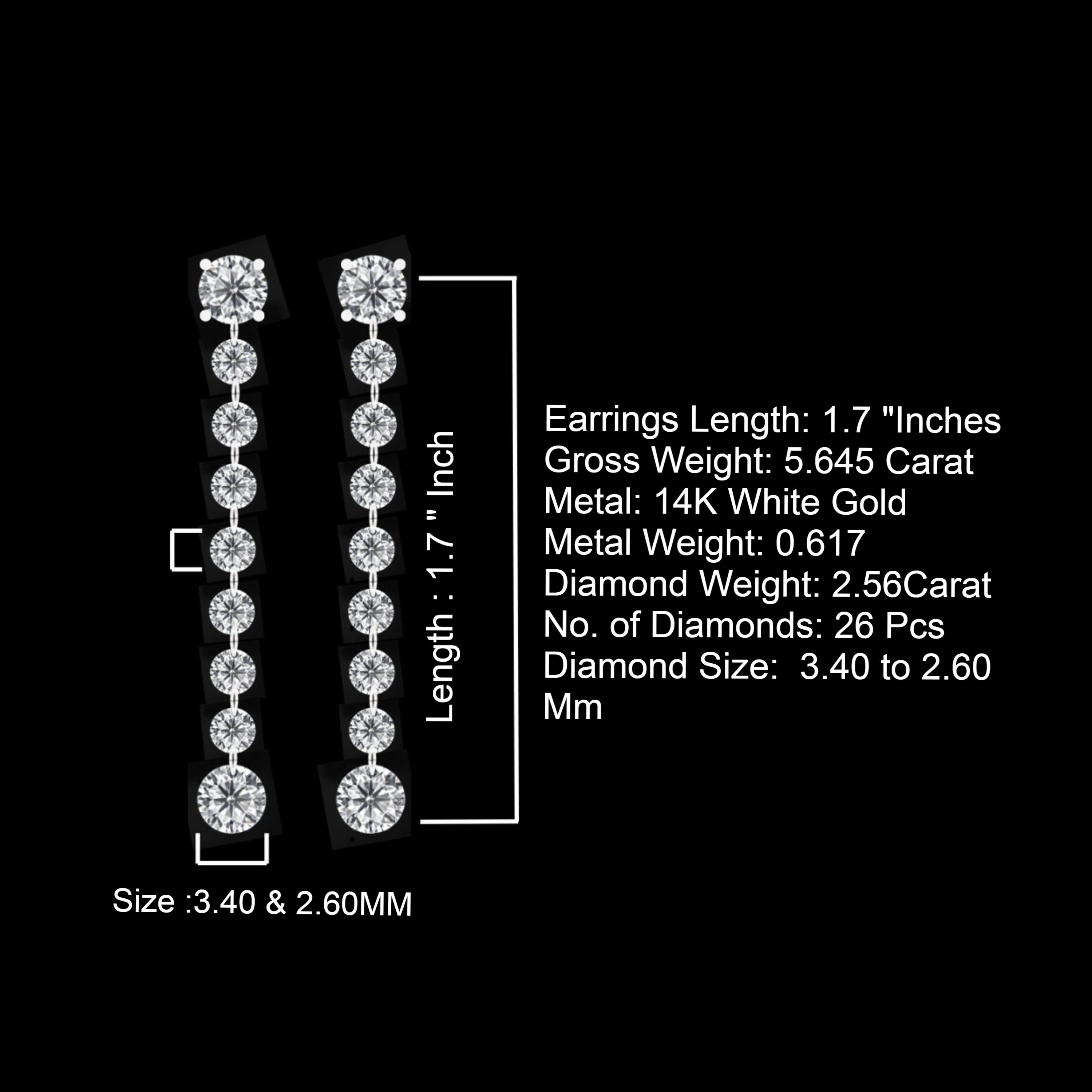 3.4 to 2.6 Mm 1.75 Inch