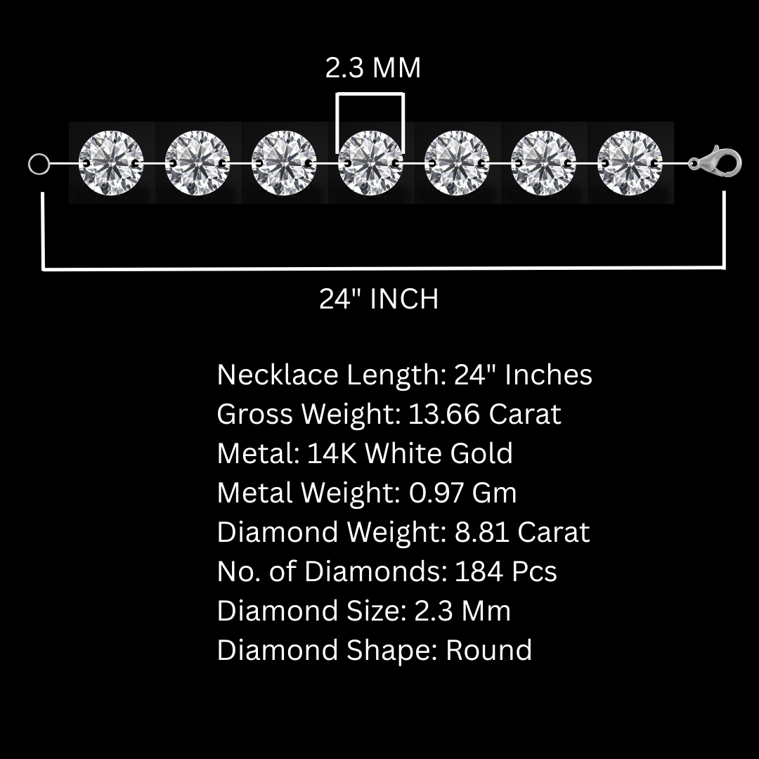 Lab Diamond Necklace for Women