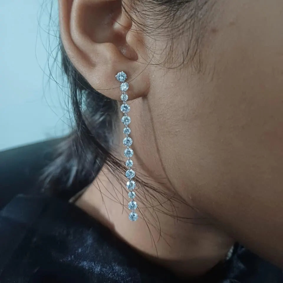 Drilled  Earring /14k Gold 3.20 & 2.50 Mm