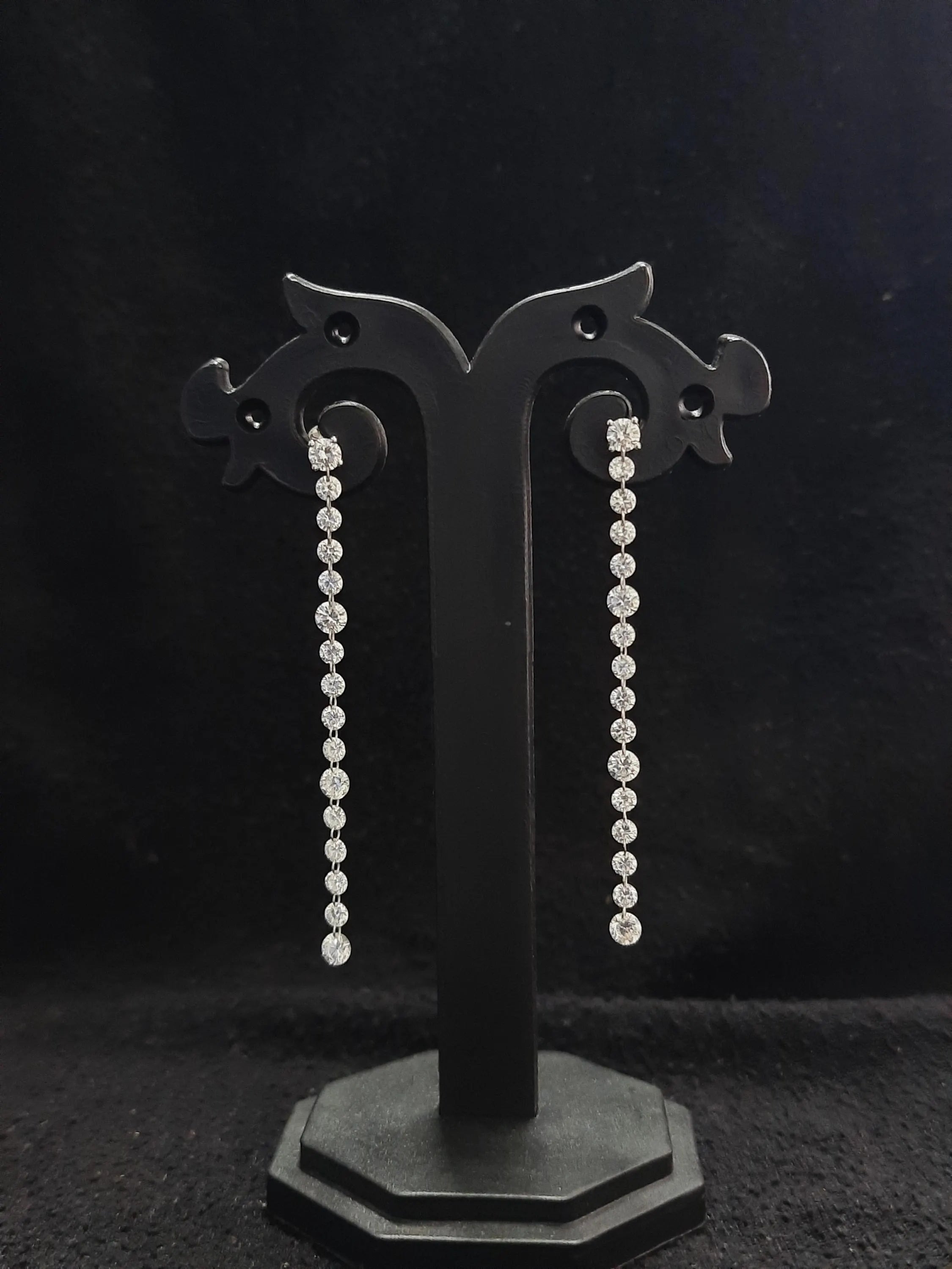 3.55/40 & 2.70 Mm, 14K Gold Earring