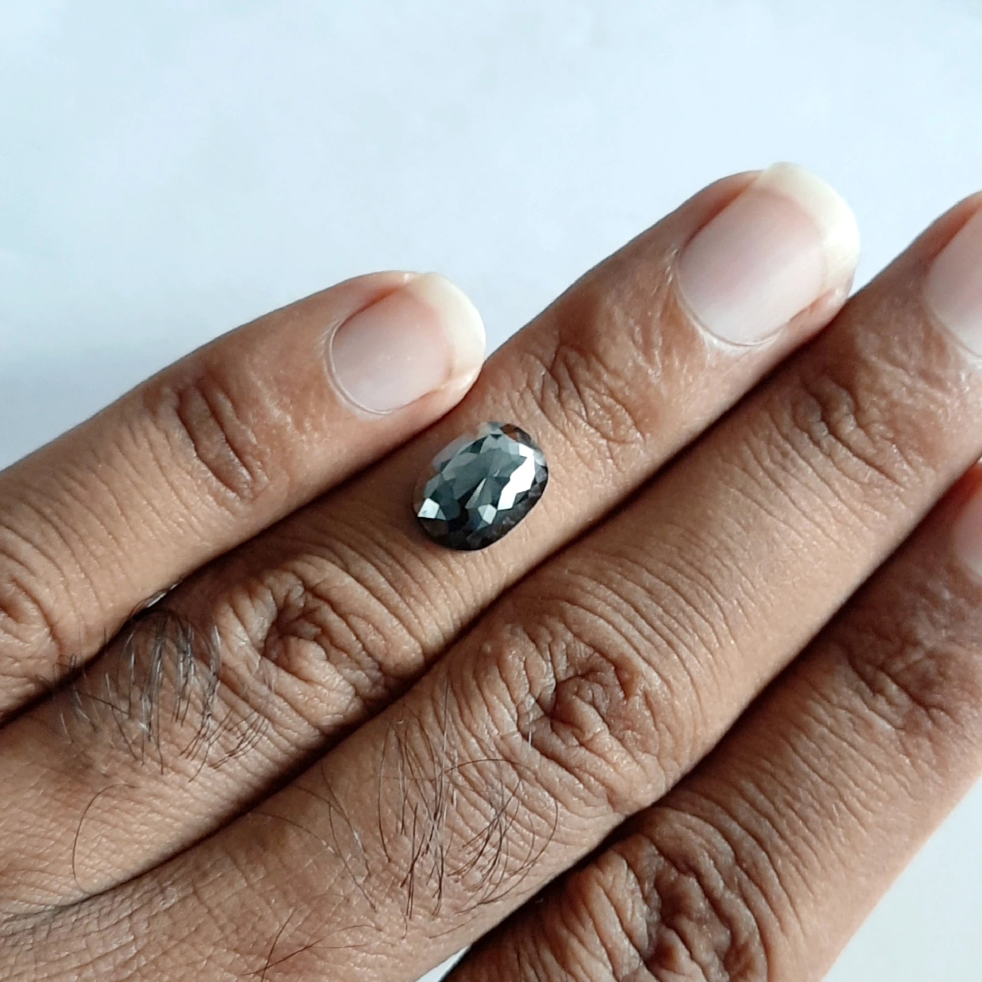Black Oval Cut Diamond