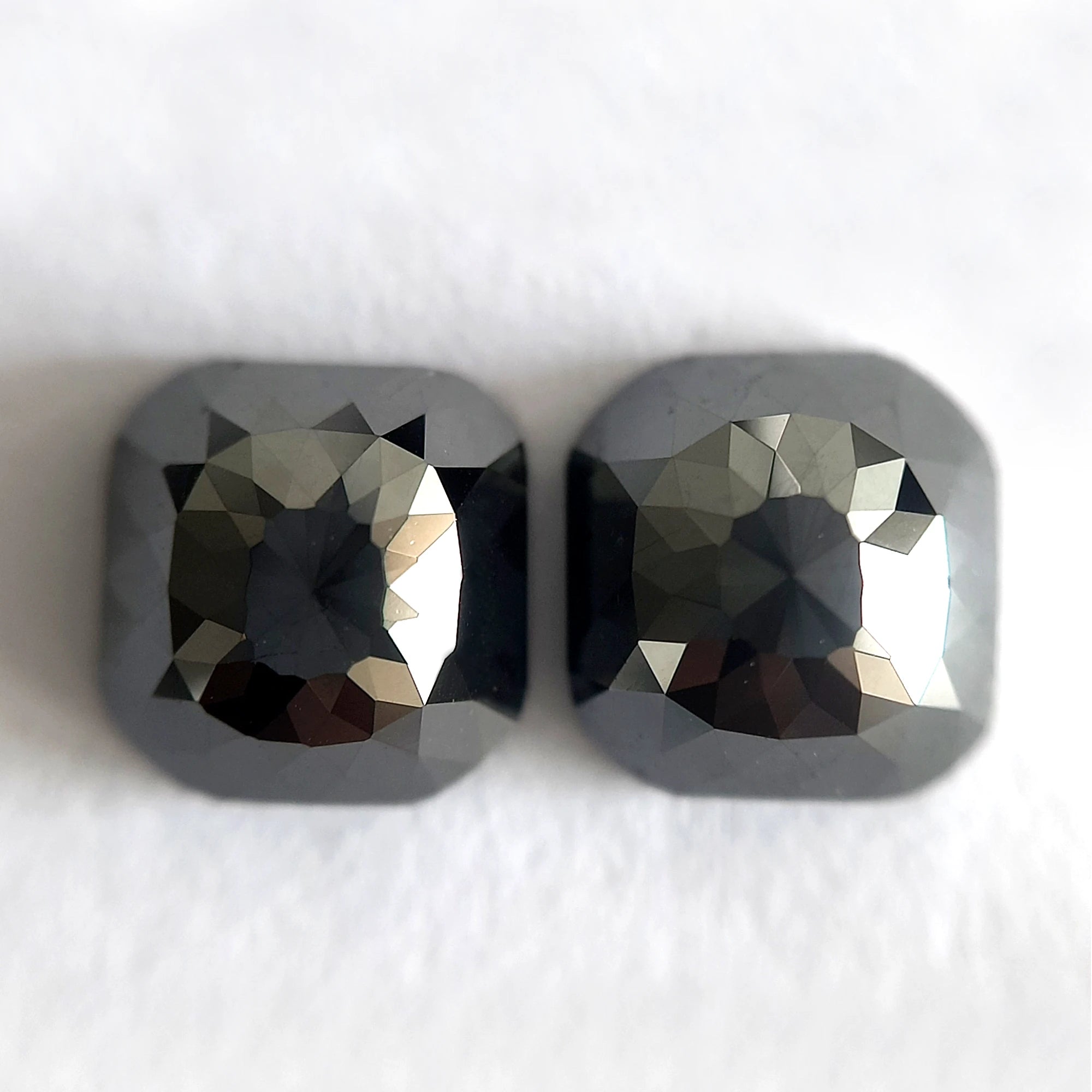 Cushion Shape Black Diamond