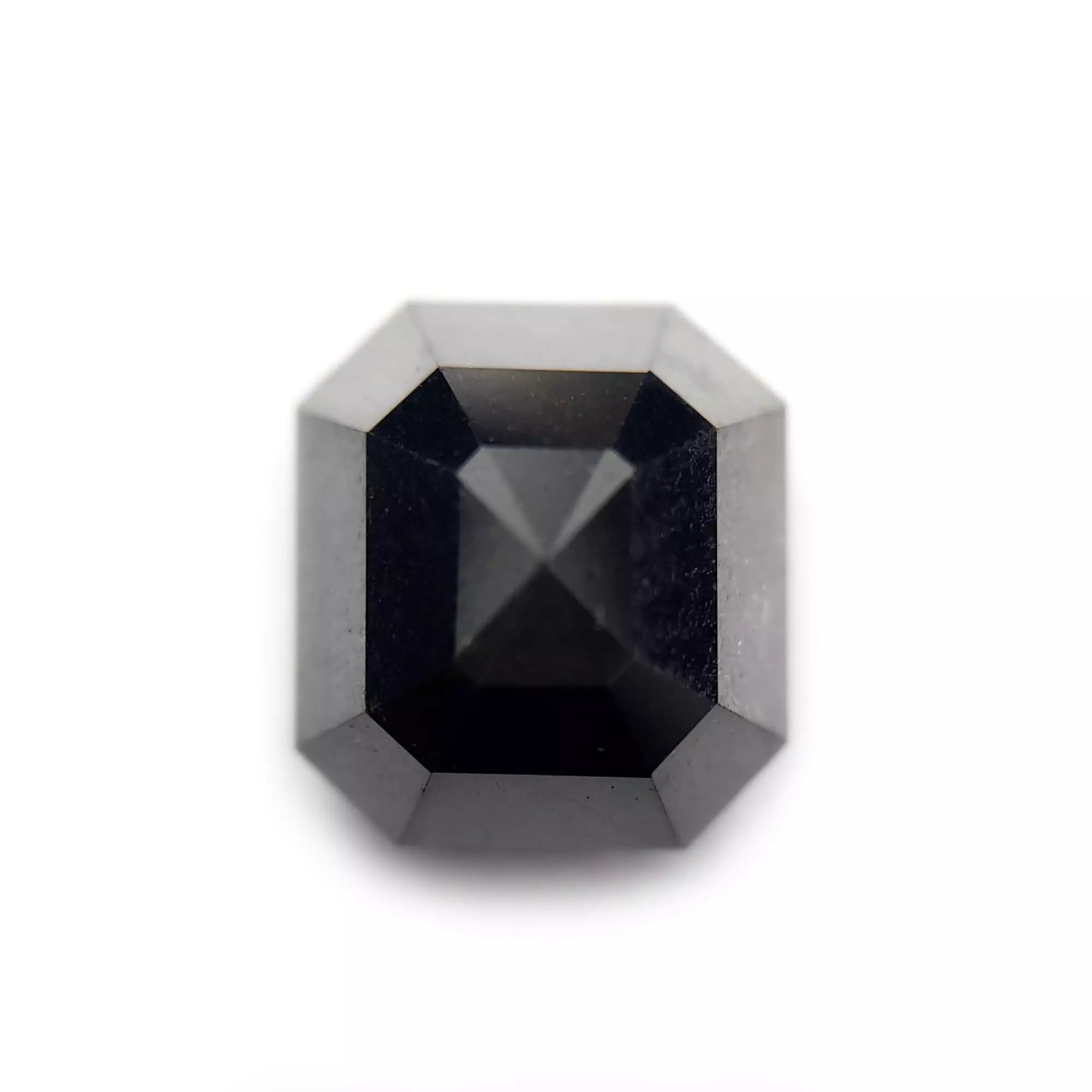 Emerald Cut Black Diamond