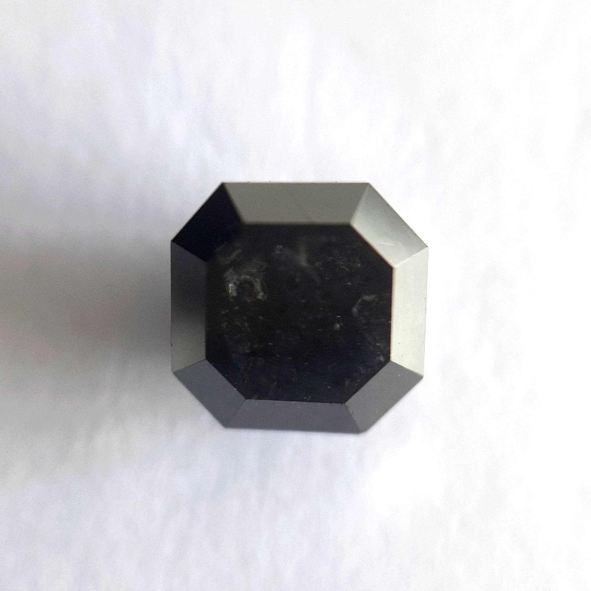 Emerald Cut Black Diamond