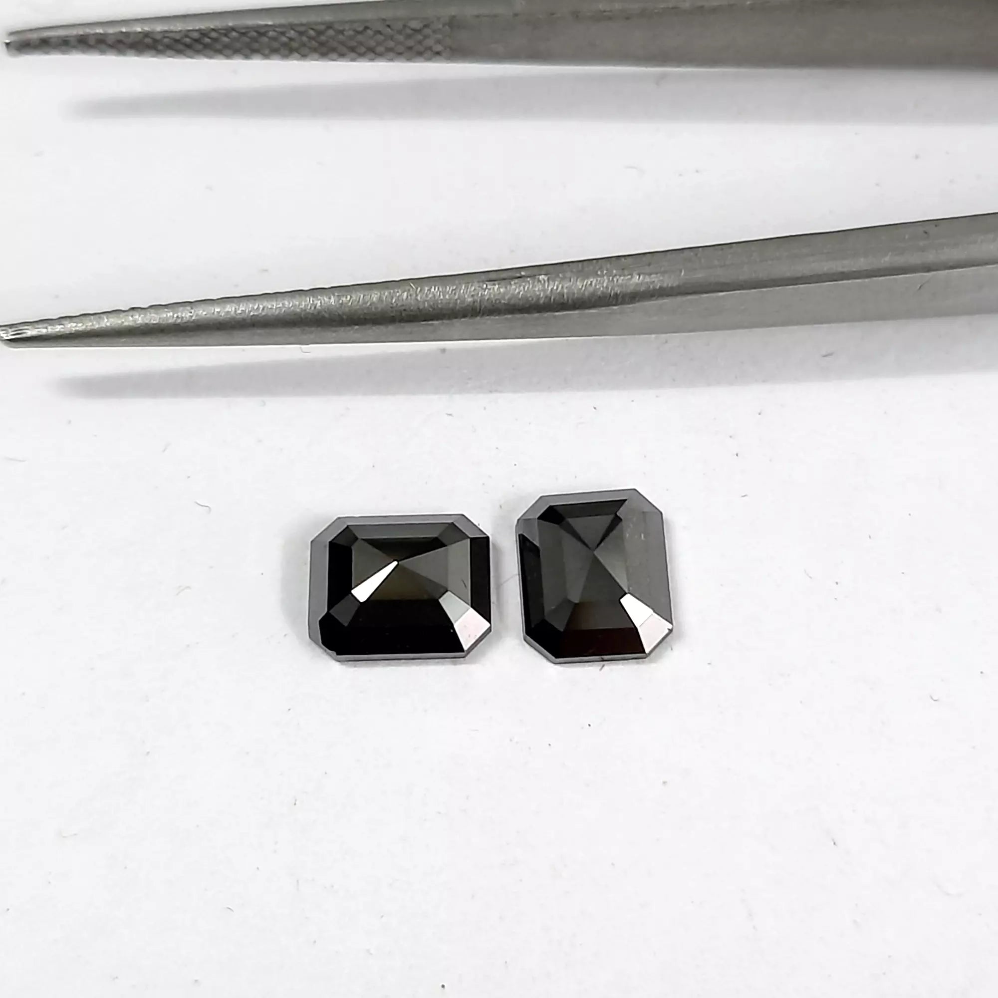 Emerald Cut Black Diamond