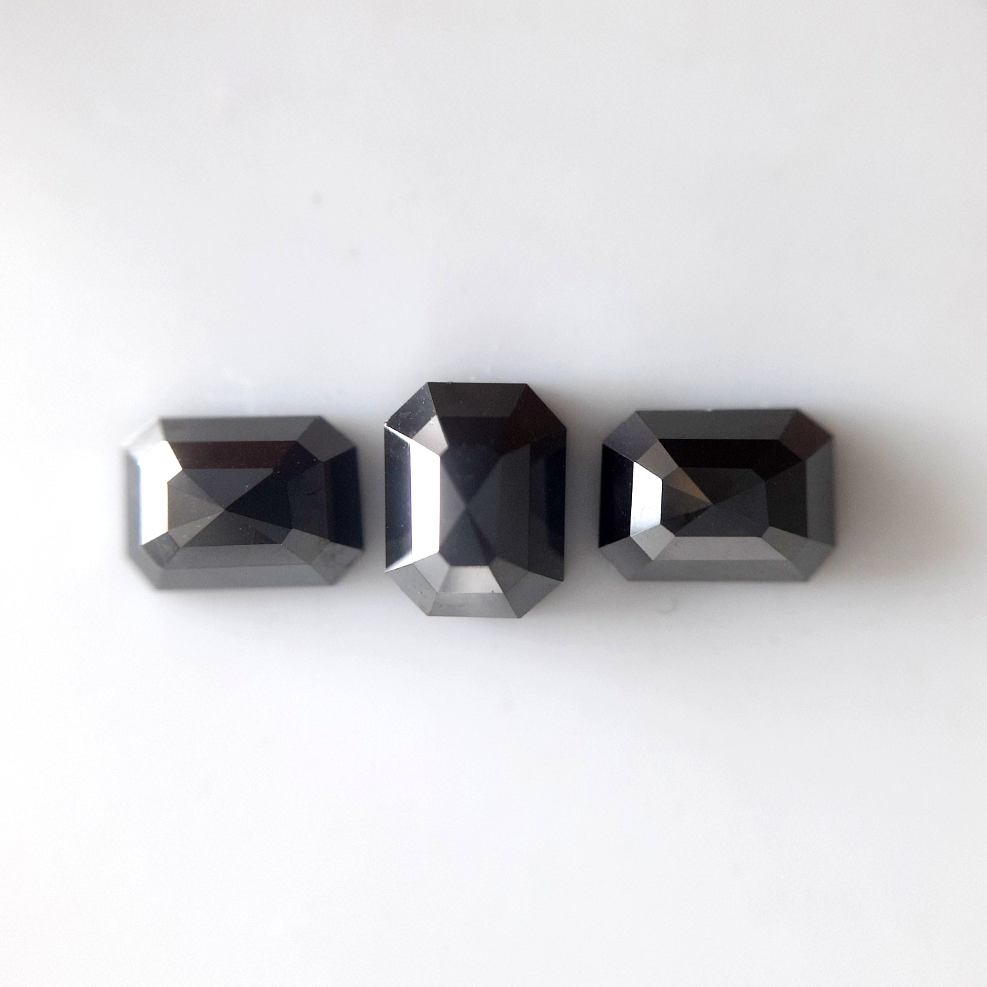 Black Emerald Cut Diamond