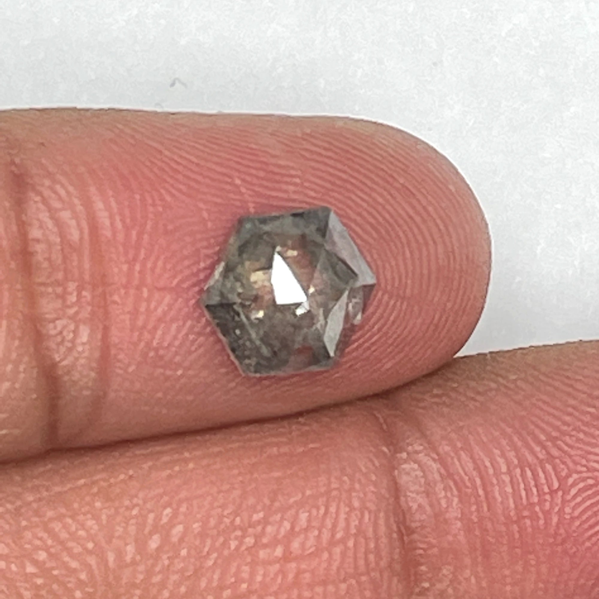 Hexagon Salt And Pepper Diamond 