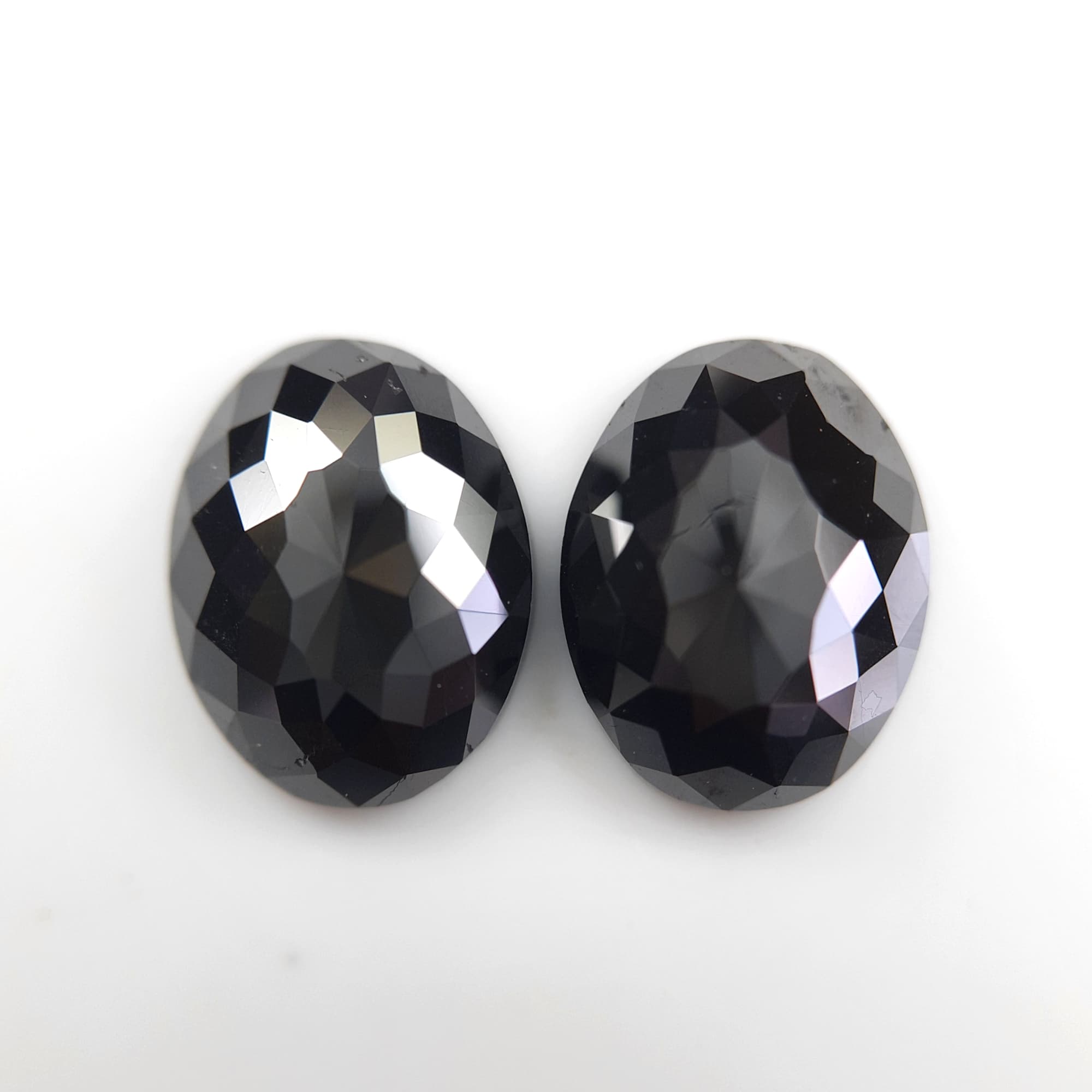 Black Oval Shape Diamond