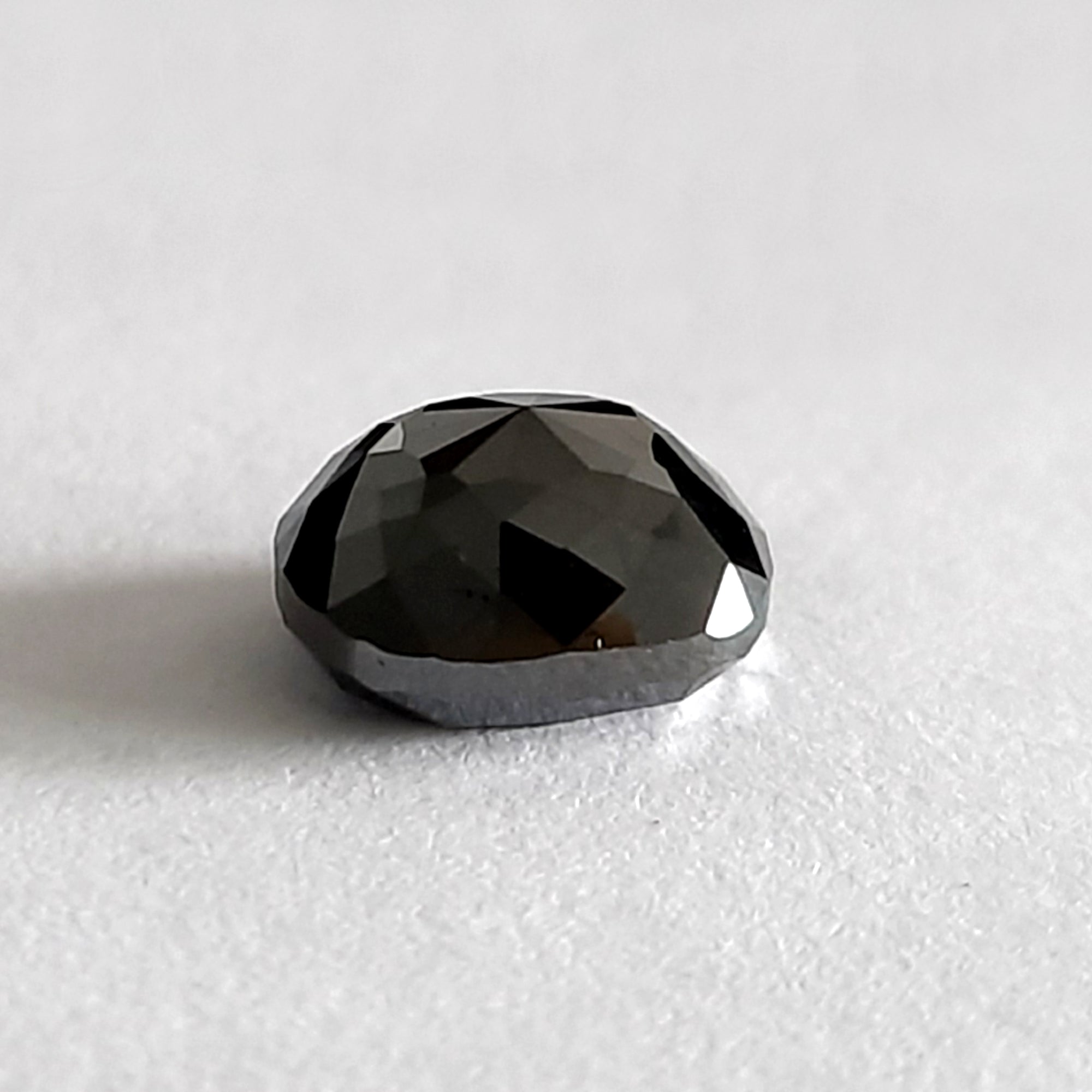 Oval Cut Black Diamond