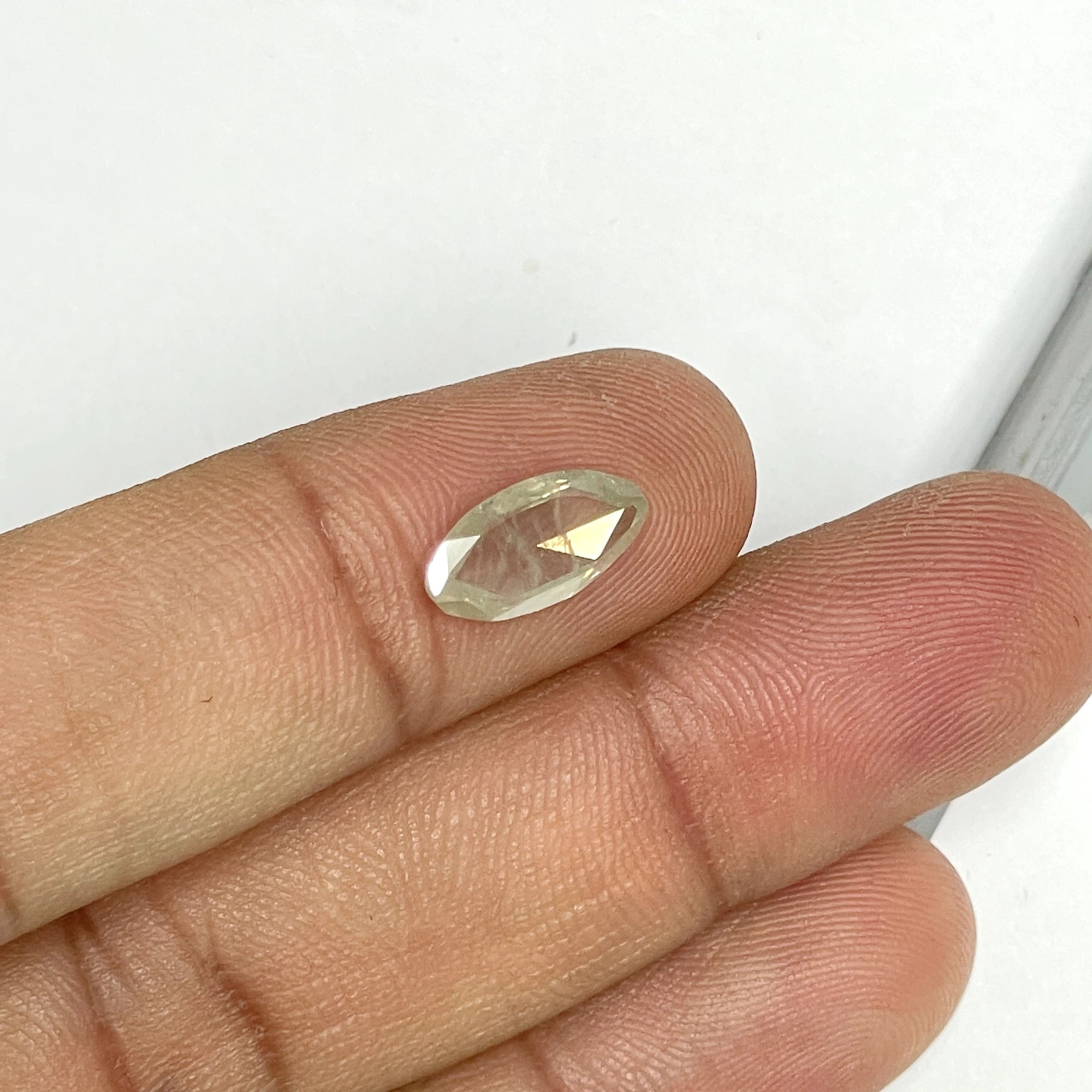 Oval Shape Salt And Pepper Diamond 