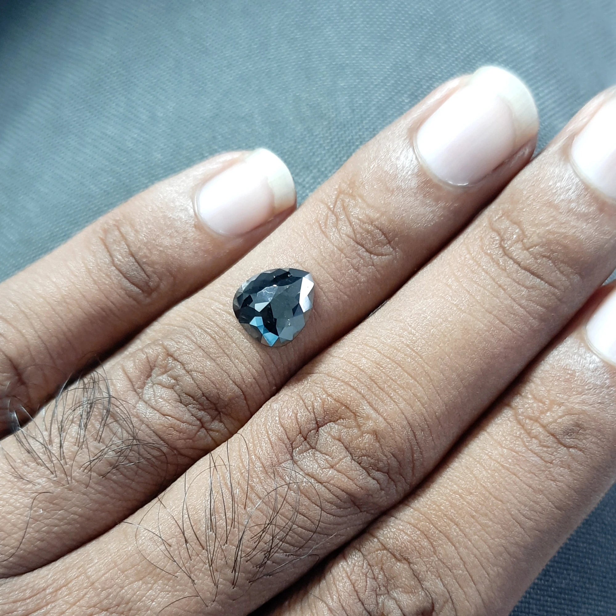 Pear Shaped Black Diamond