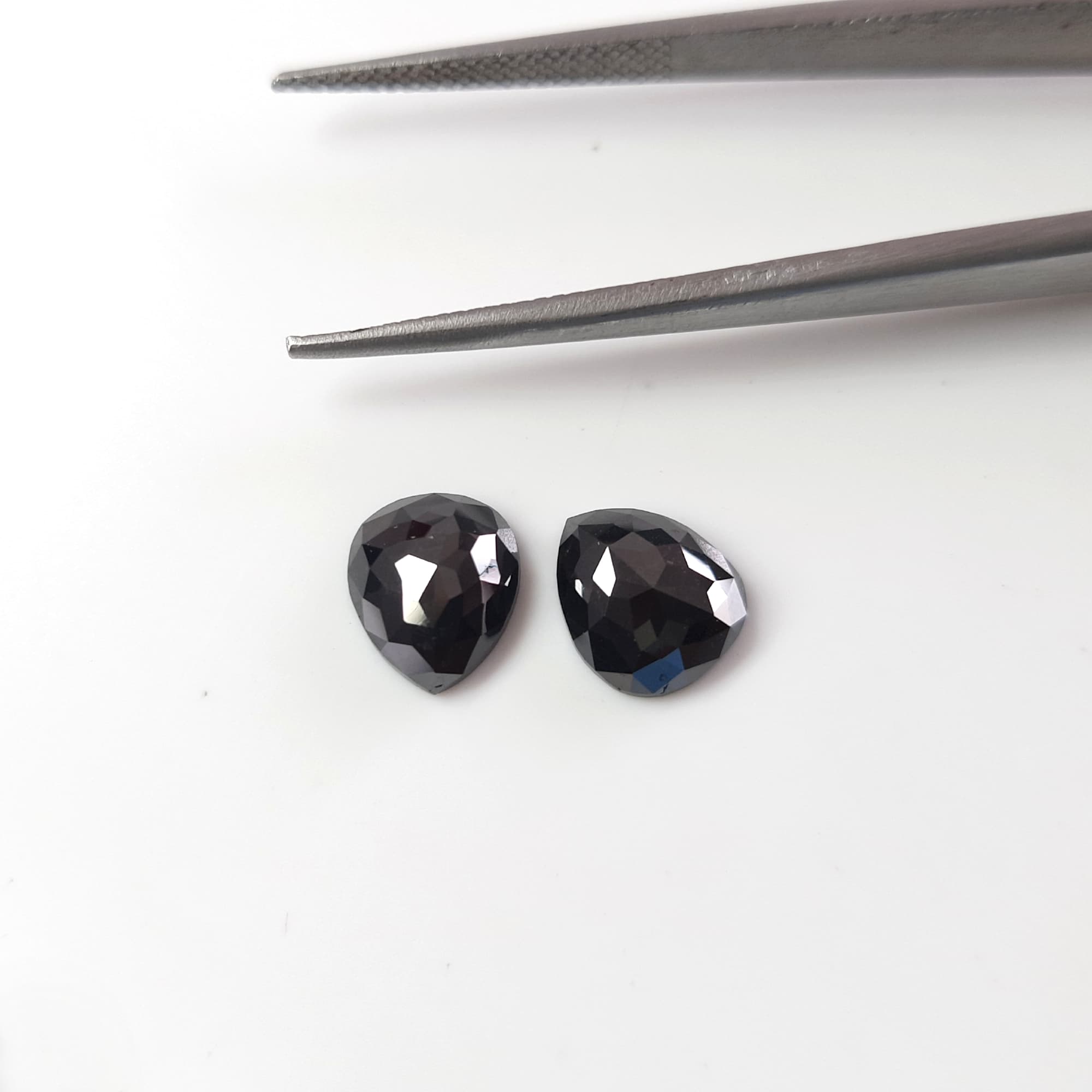3.69 Ct Loose Black Diamond Pear Shaped