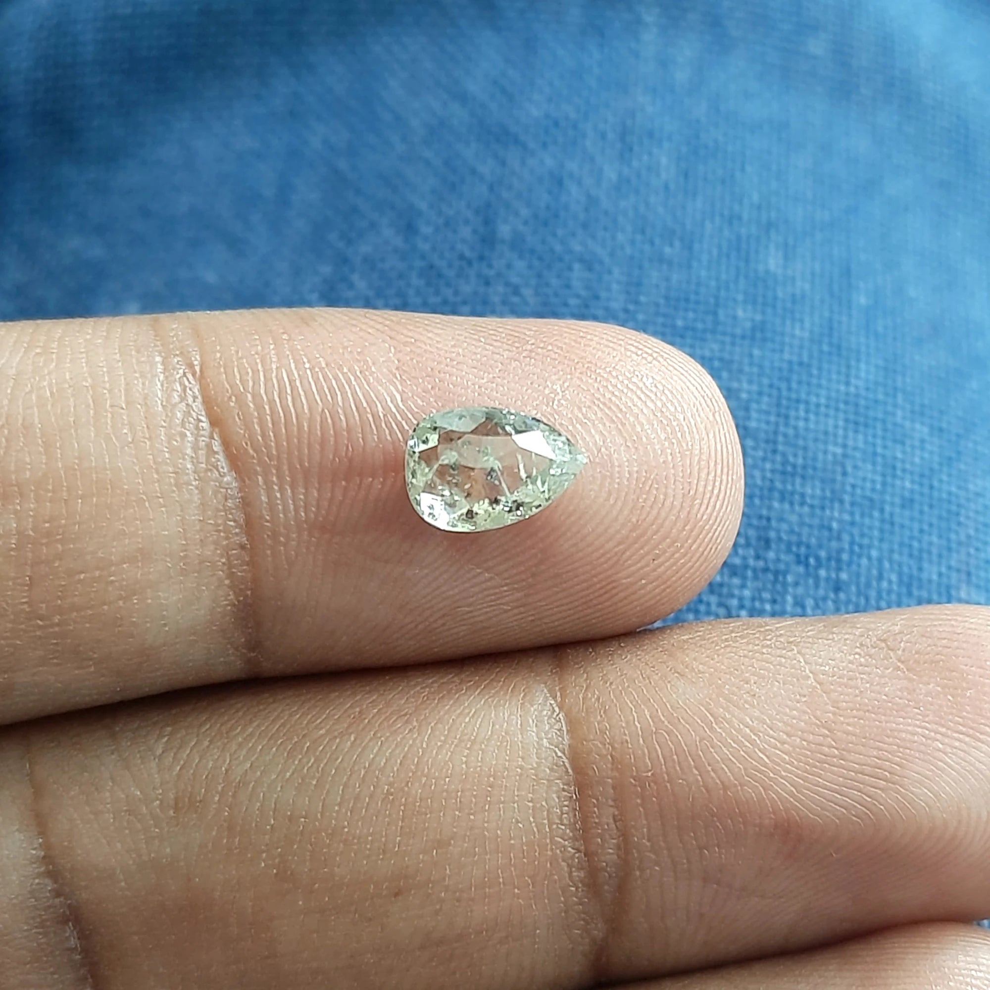 Rose Cut Pear Diamond