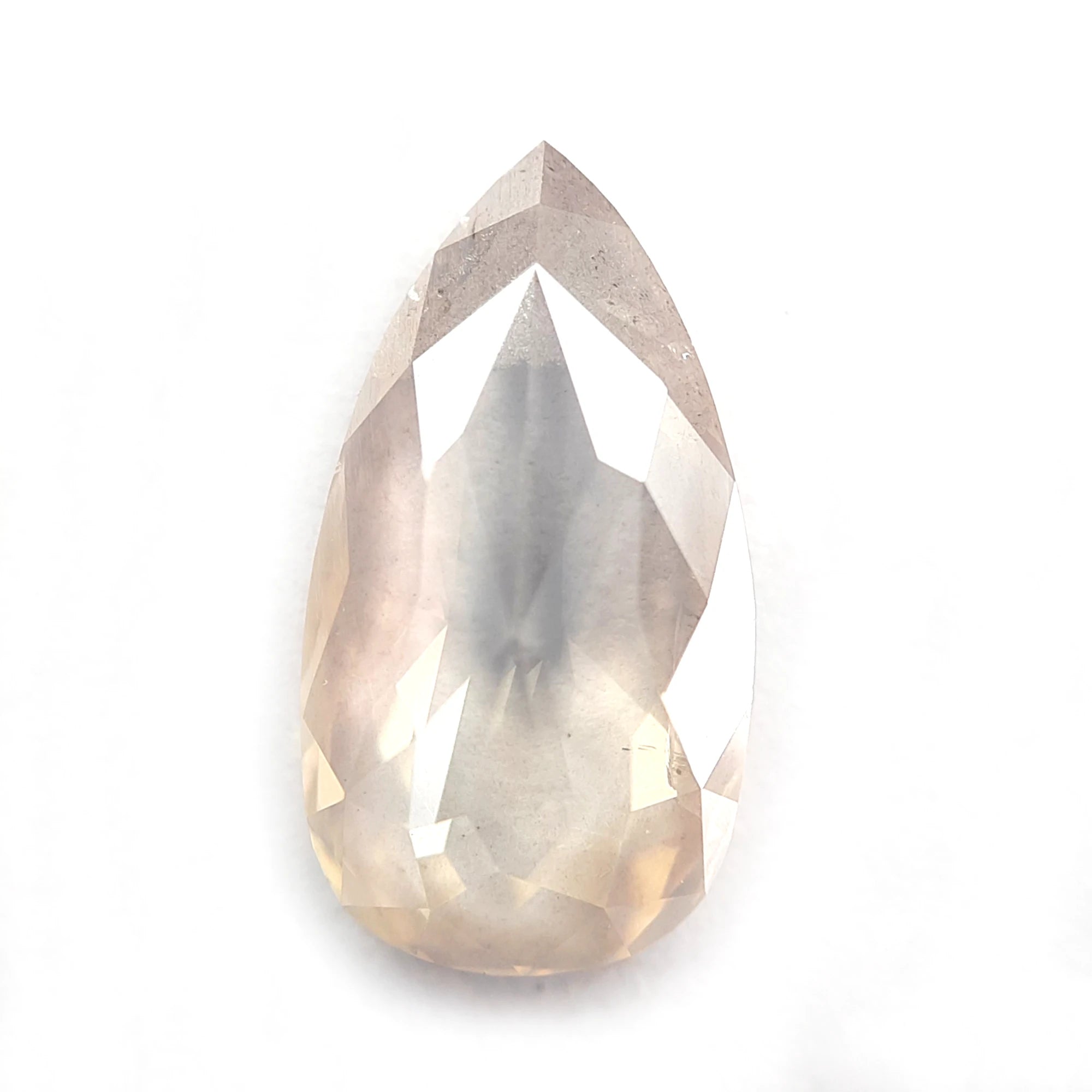Salt And Pepper Diamond Pear Shape