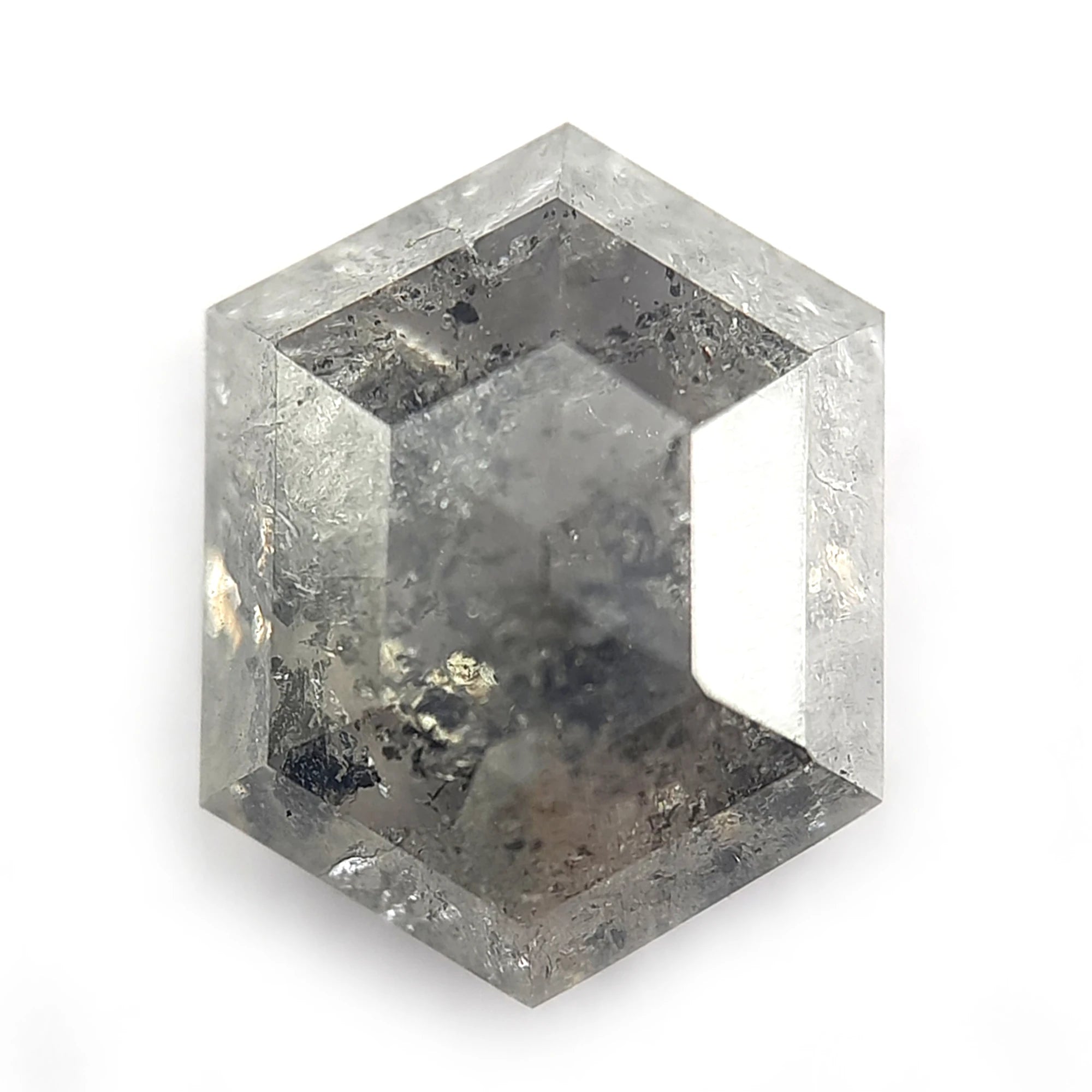 Salt And Pepper Hexagon Diamond